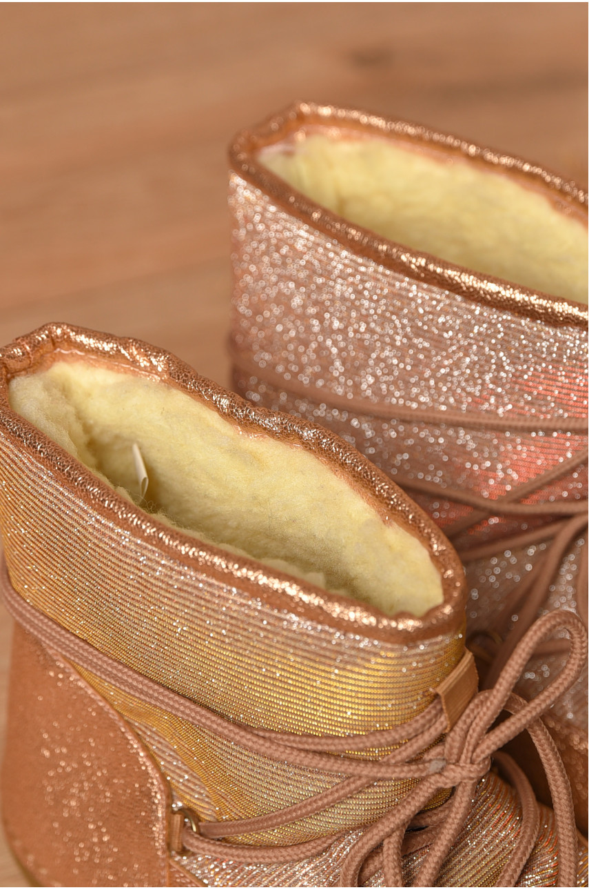 Угги женские на меху пудрового цвета TBL-1 207568 Угги женские на меху пудрового цвета TBL-1 207568