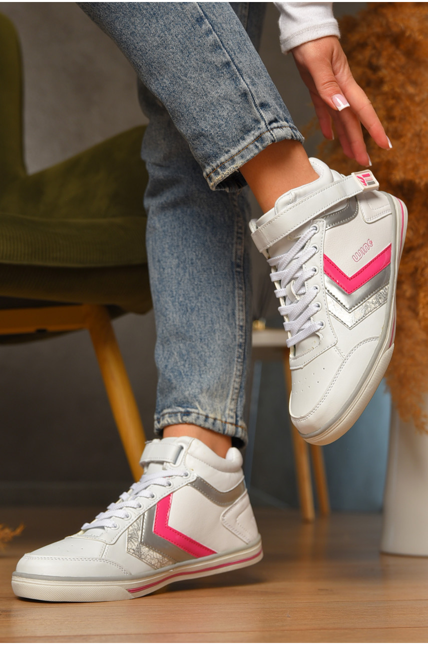 Кроссовки женские белого цвета 420-3 207572