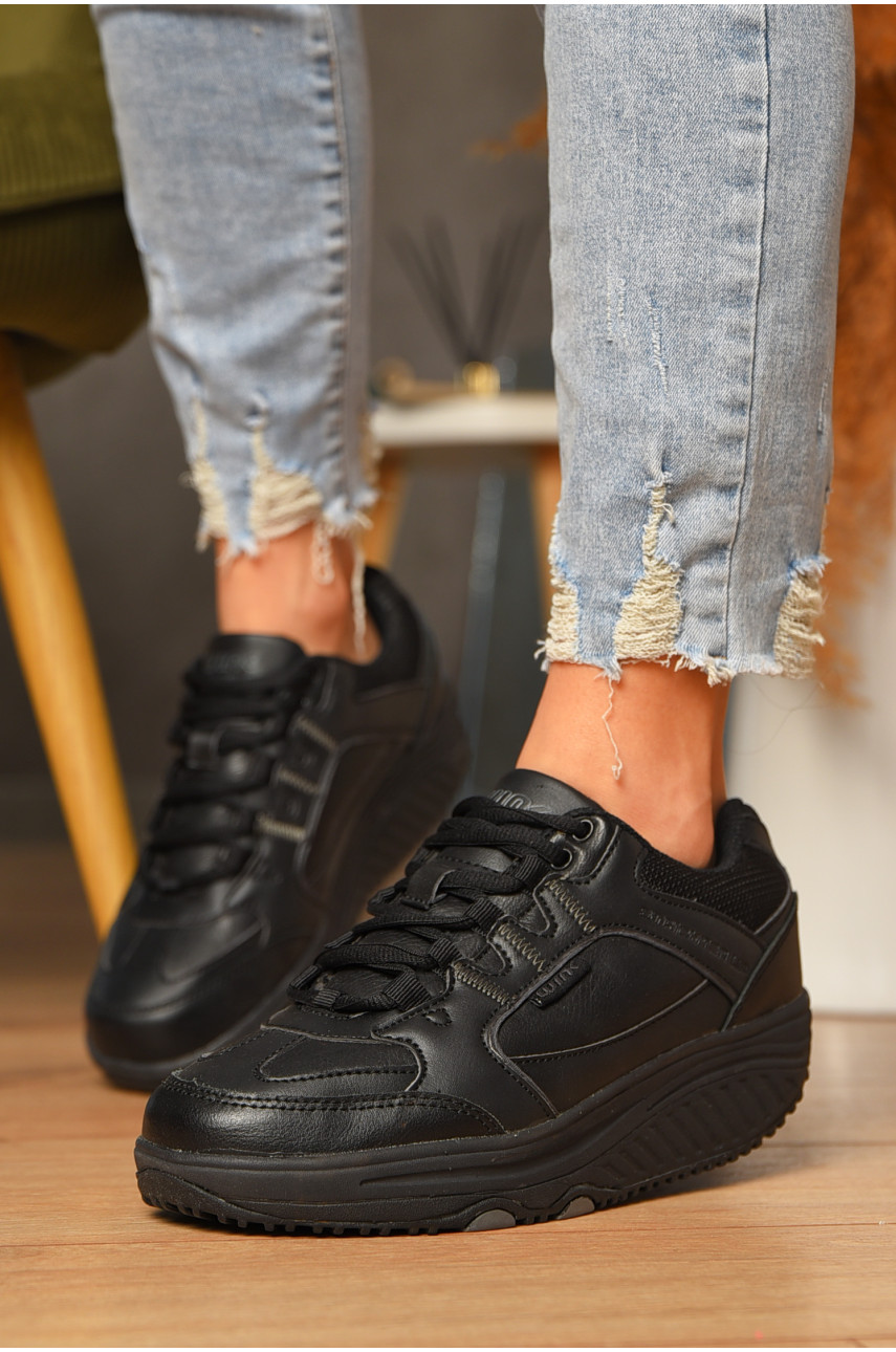 Кроссовки женские черного цвета м003-1 207573