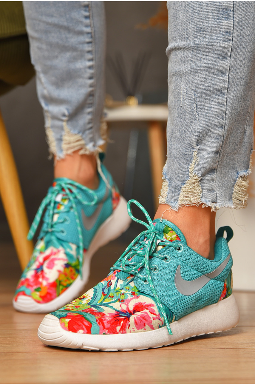 Кроссовки женские бирюзового цвета 511882-020 207588