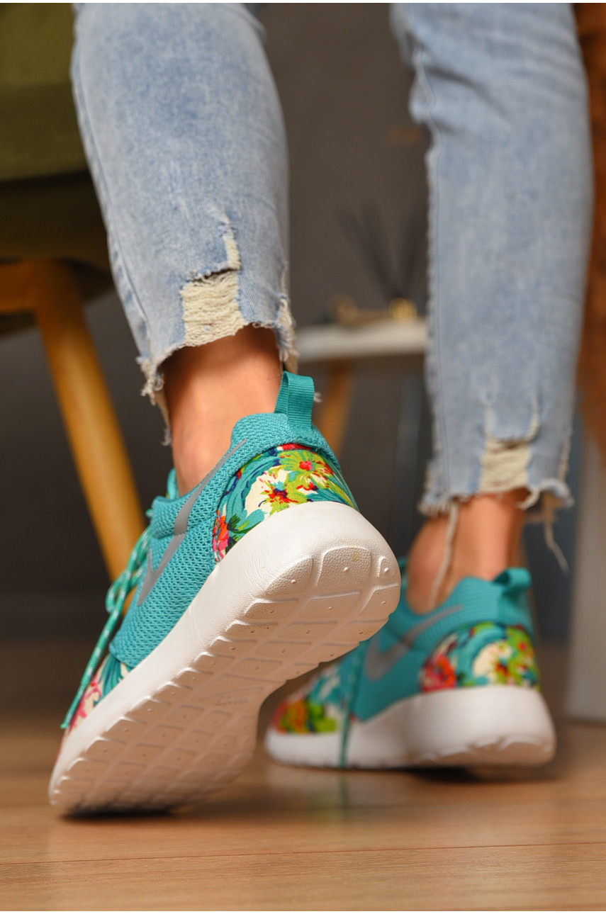 Кроссовки женские бирюзового цвета 511882-020 207588