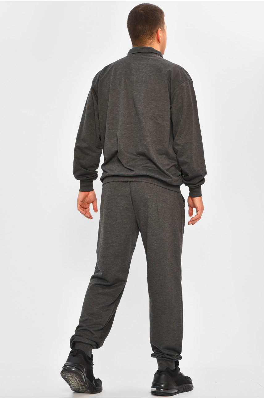 Спортивний костюм чоловічий темно-сірого кольору Y-999-H-5 207653
