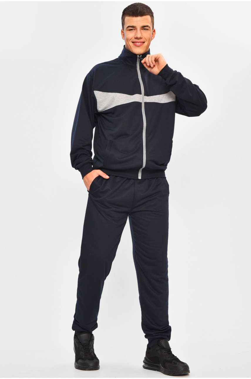 Спортивний костюм чоловічий темно-синього кольору Y-999-H-5 207654