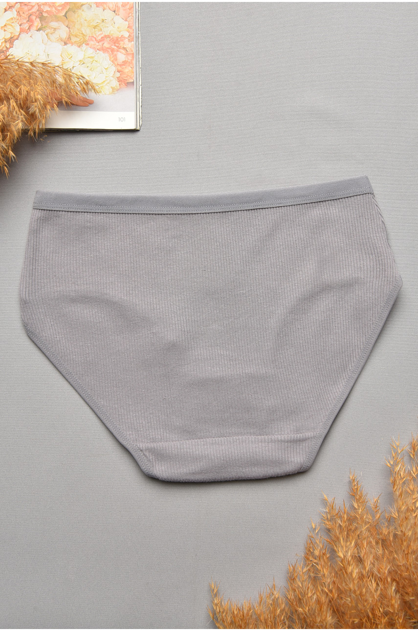Трусы женские серого цвета 9628 207657