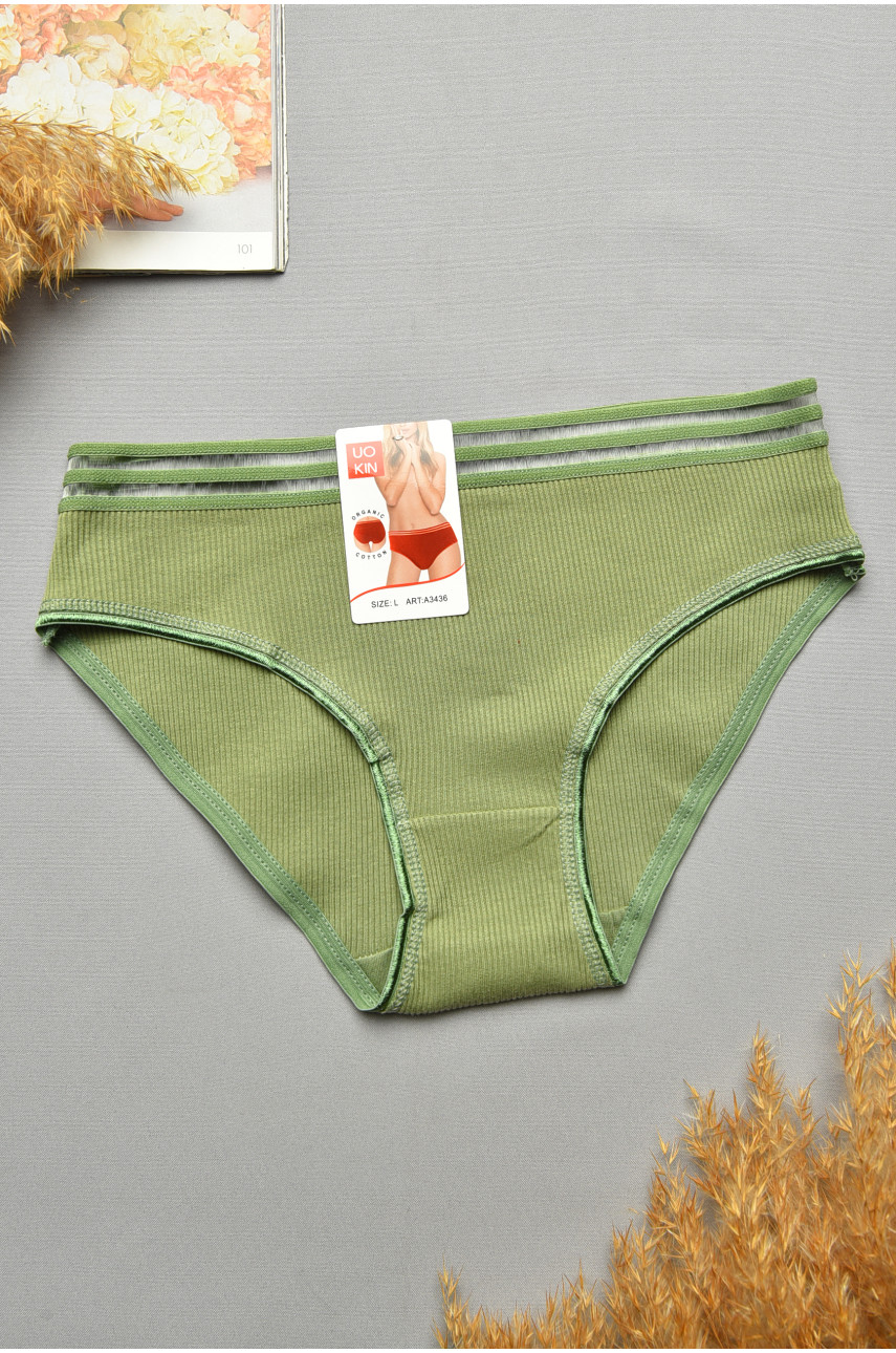 Трусы женские зеленого цвета 3436 207661
