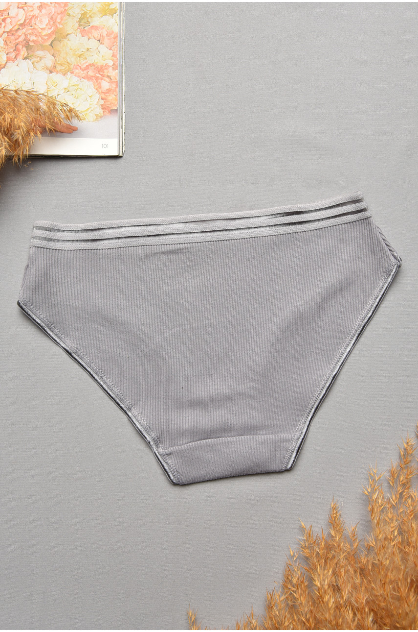 Трусы женские серого цвета 3436 207662
