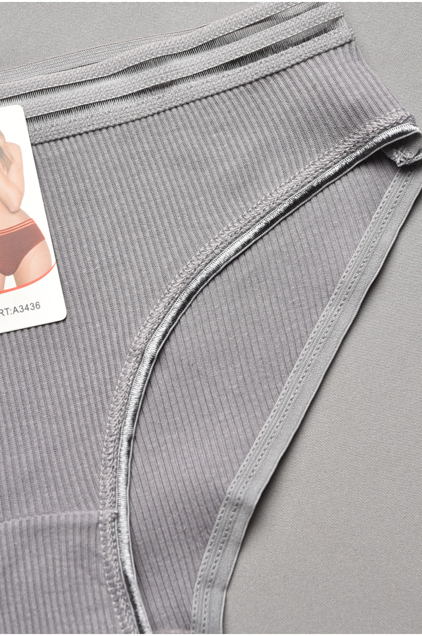 Трусы женские серого цвета 3436 207662