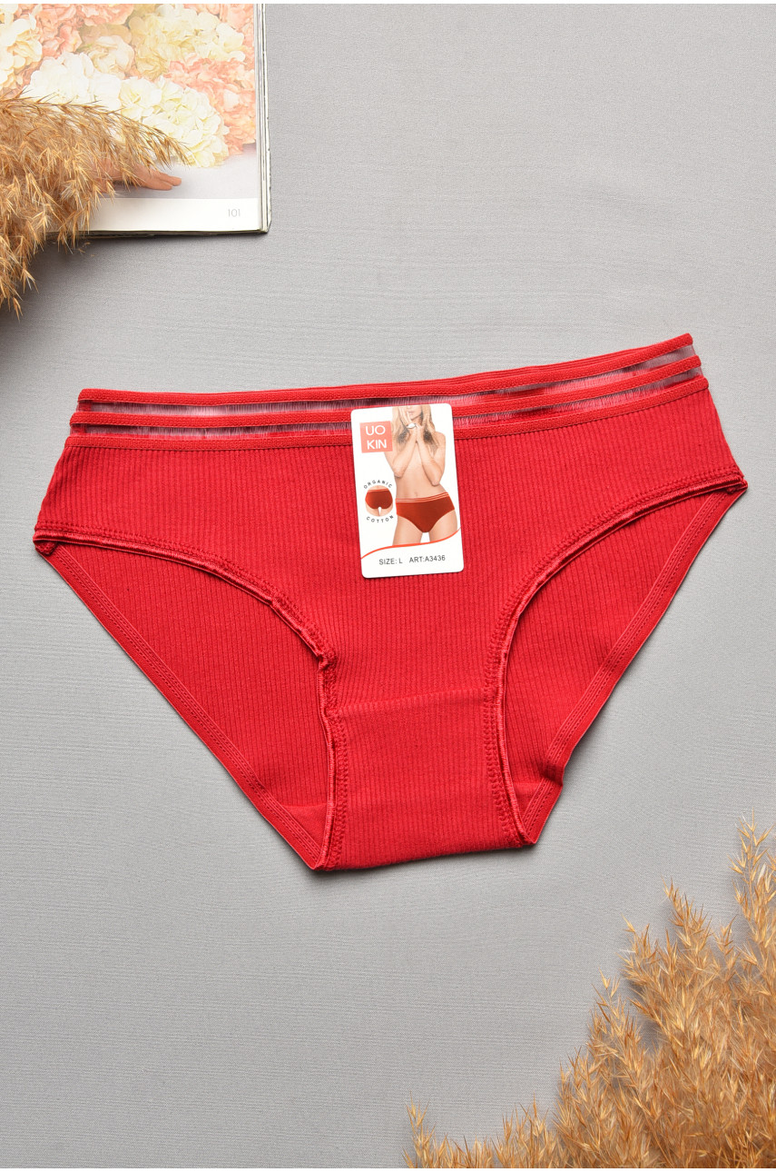 Трусы женские бордового цвета 3436 207663