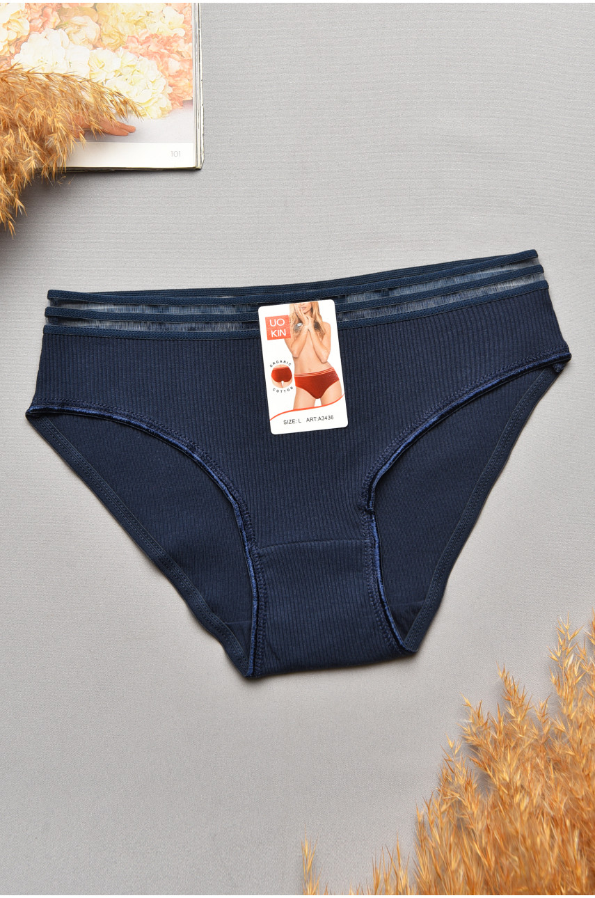 Трусы женские темно-синего цвета 3436 207665