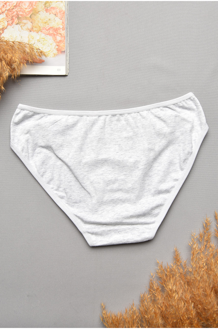 Трусы женские светло-серого цвета 3957 207671