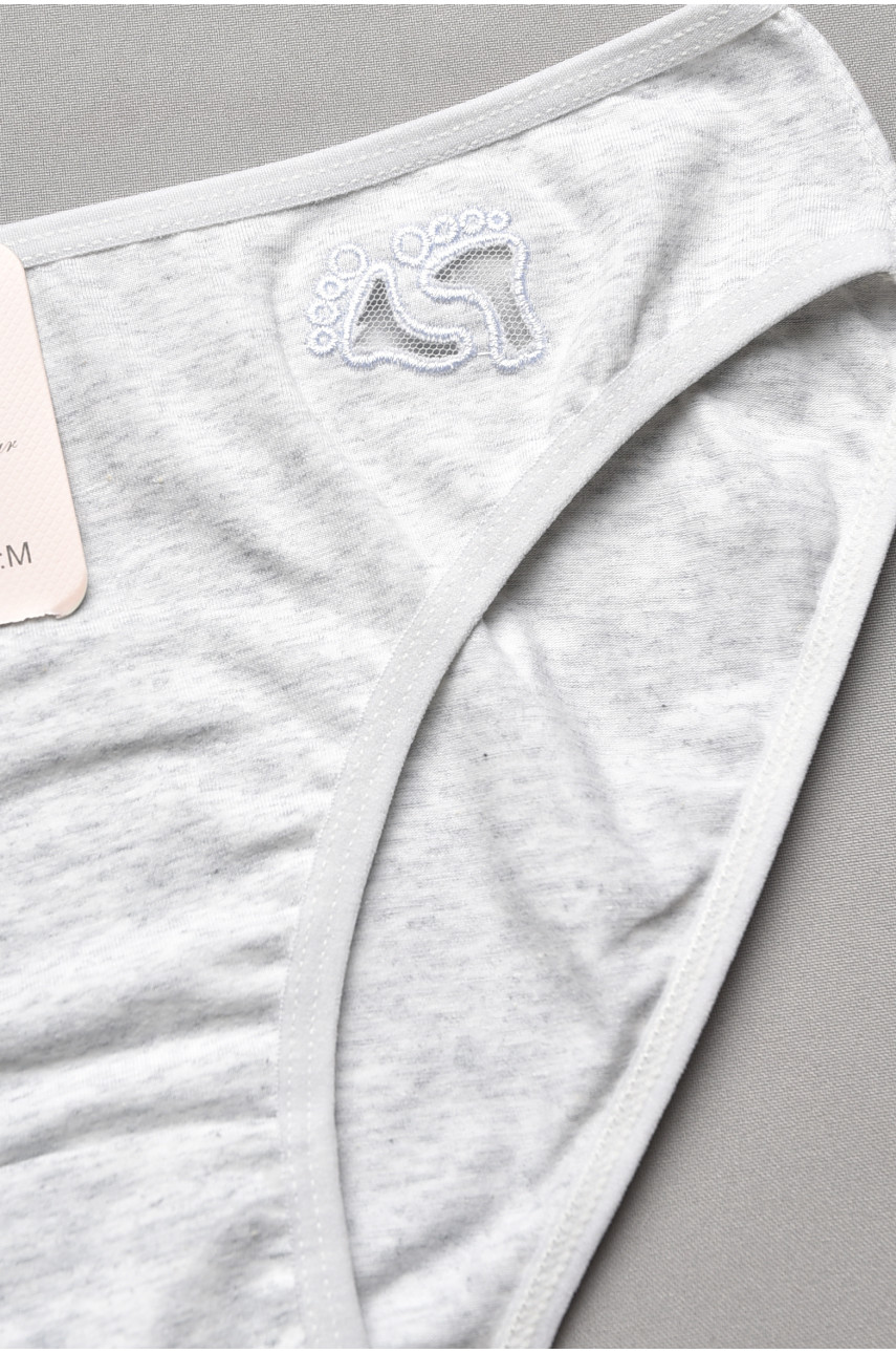 Трусы женские светло-серого цвета 3957 207671