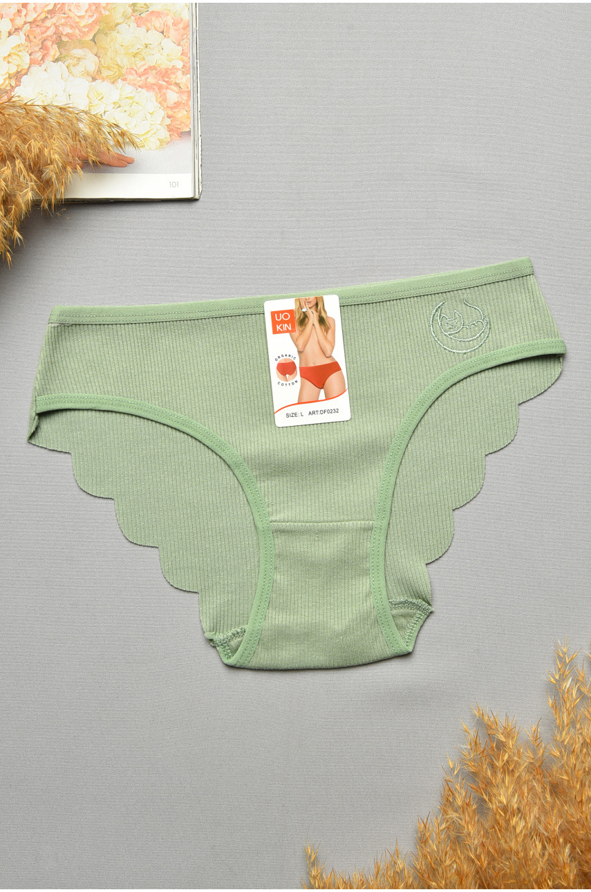 Трусы женские зеленого цвета 0232 207672