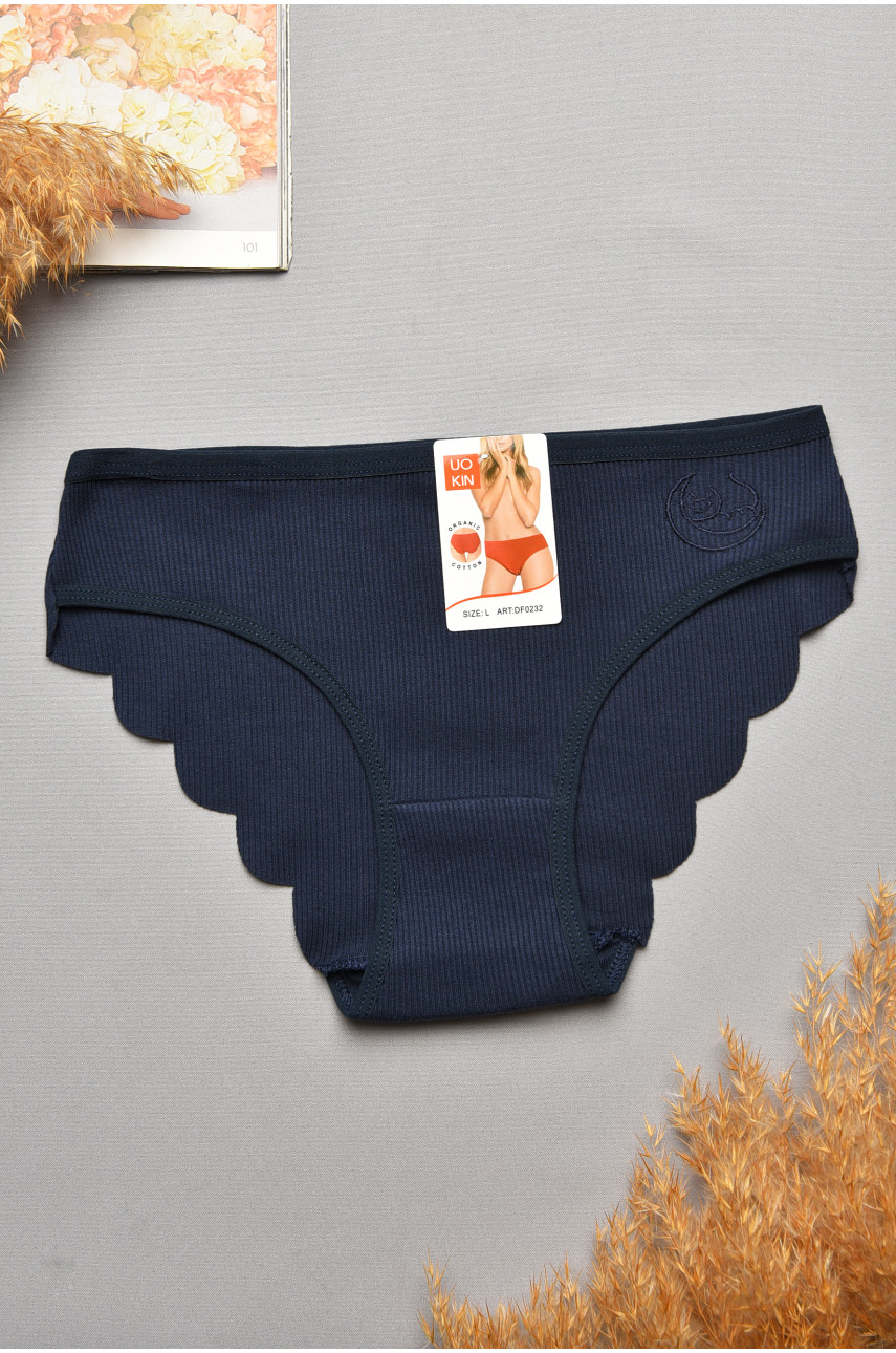 Трусы женские темно-синего цвета 0232 207673