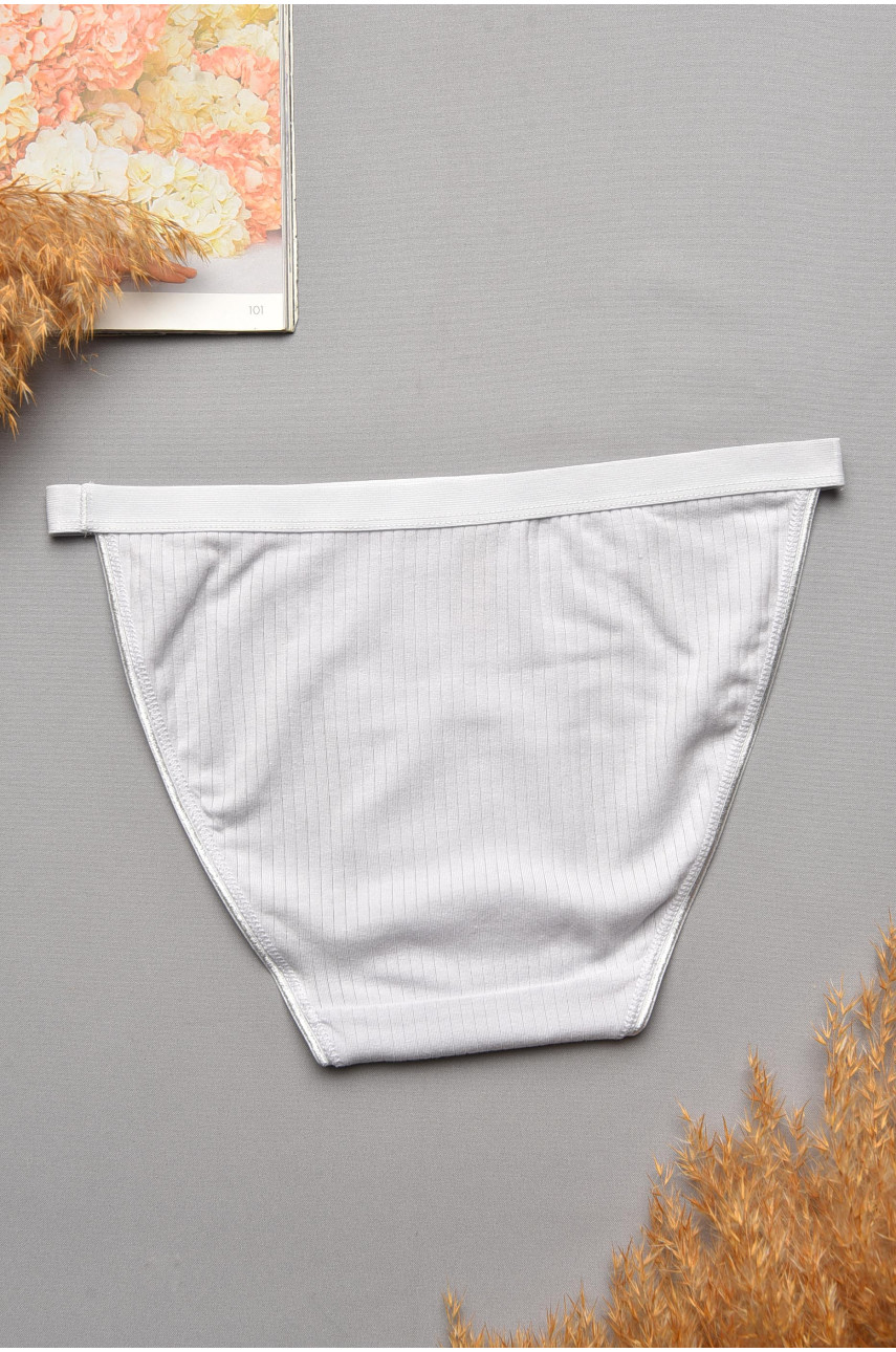 Трусы женские светло-серого цвета 81147 207684