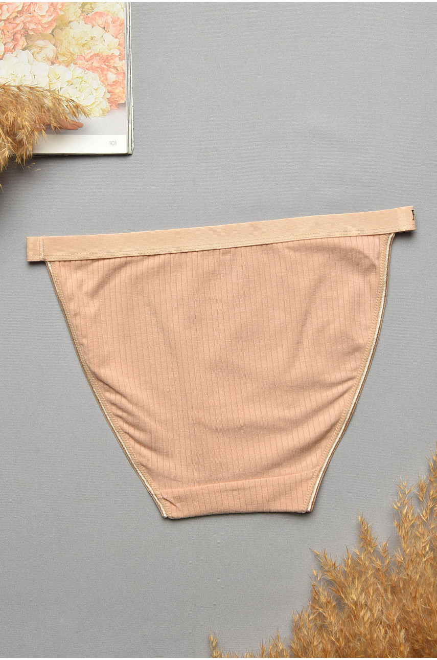 Трусы женские бежевого цвета 81147 207689