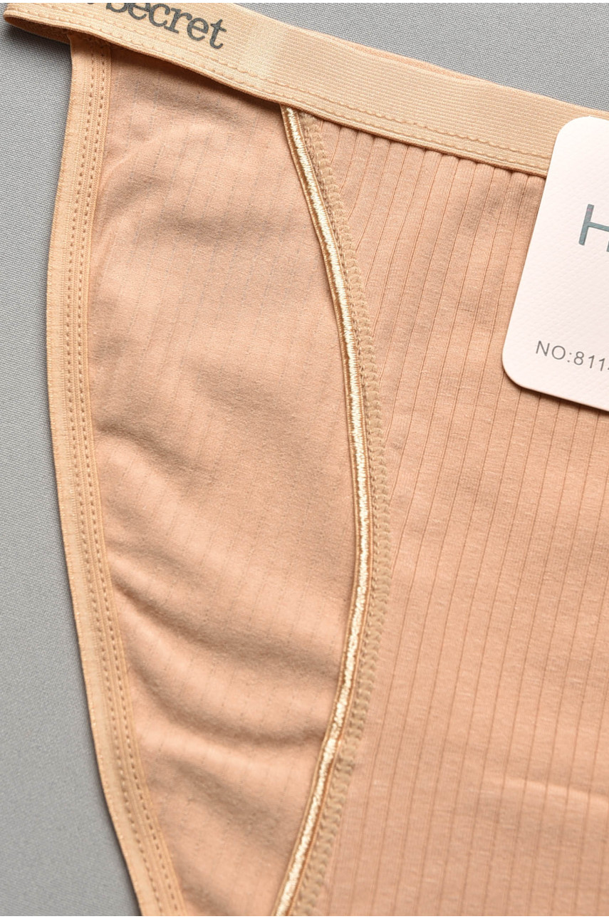 Труси жіночі бежевого кольору 81147 207689