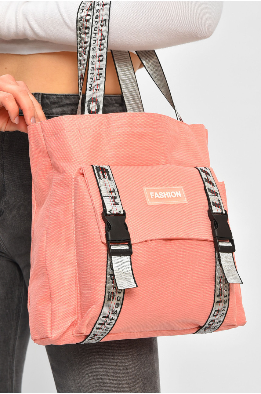 Рюкзак женский 5в1 розового цвета с принтом 207712 Рюкзак женский 5в1 розового цвета с принтом 207712