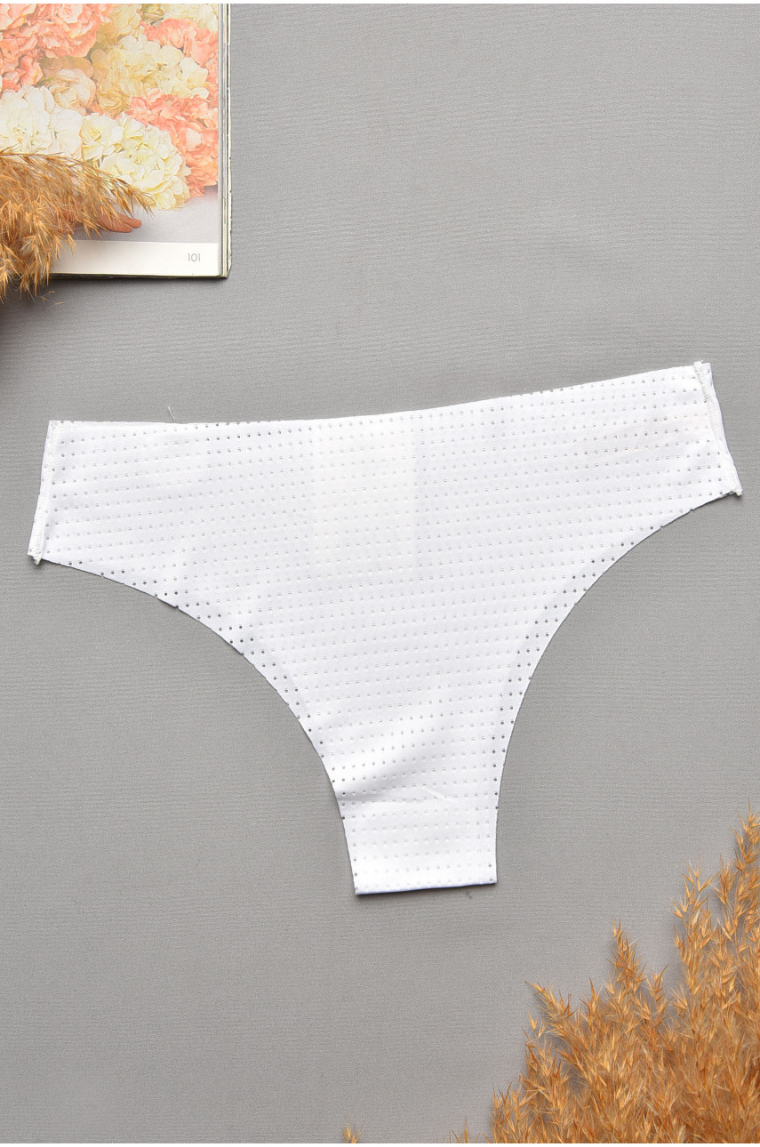 Трусы женские однотонные белого цвета 9884 207738