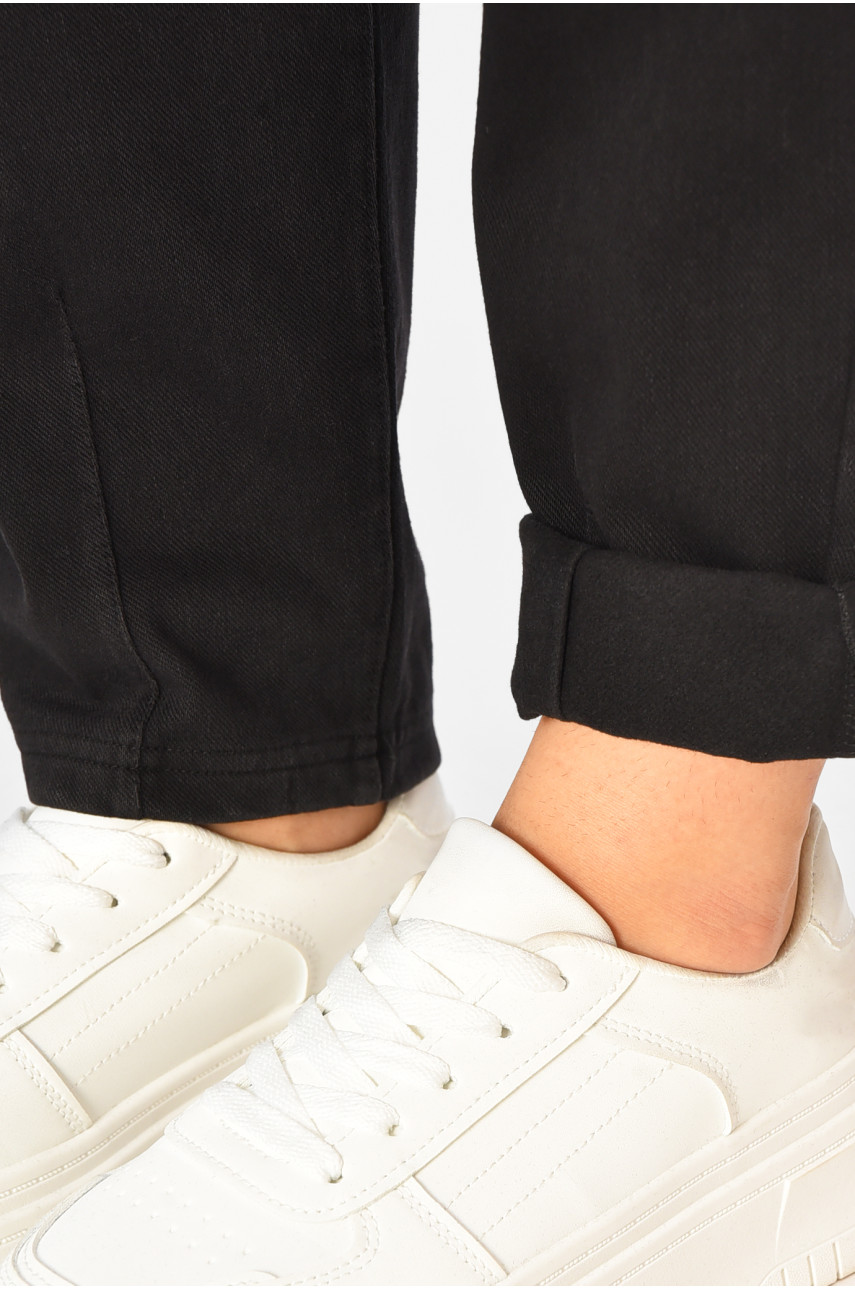 Штаны женские черного цвета 582-2 207753