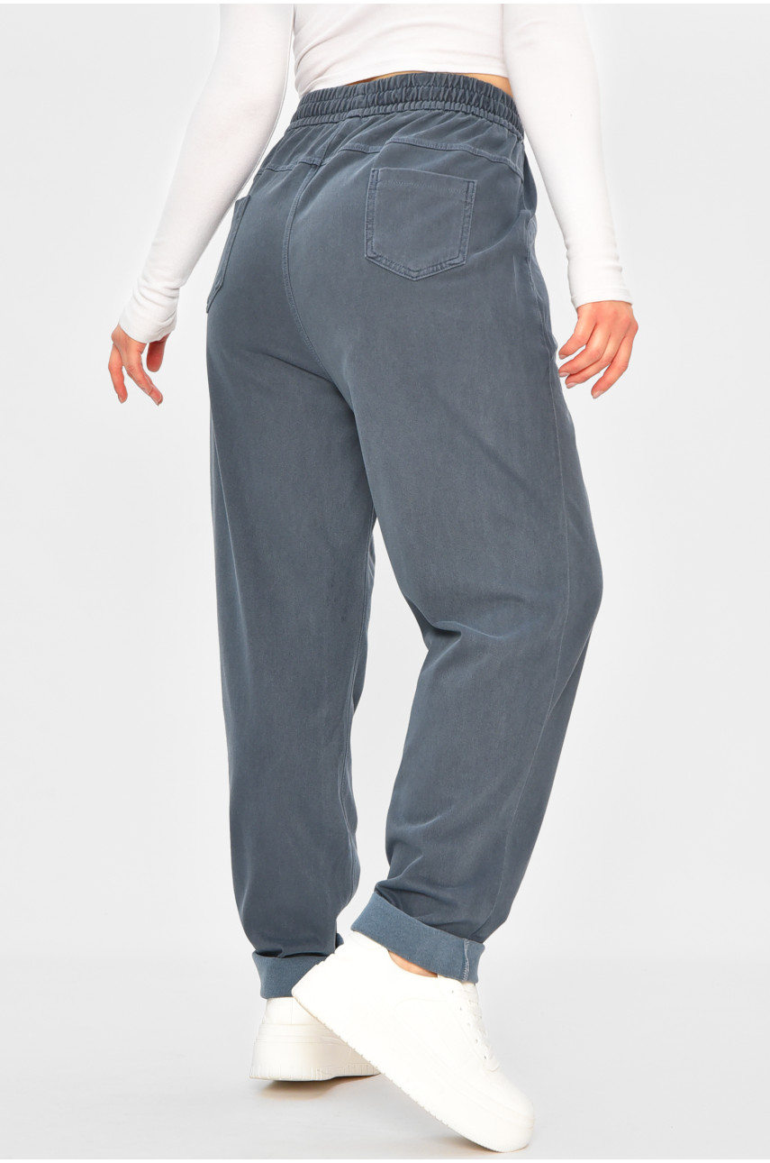 Штаны женские голубого цвета 582-2 207756