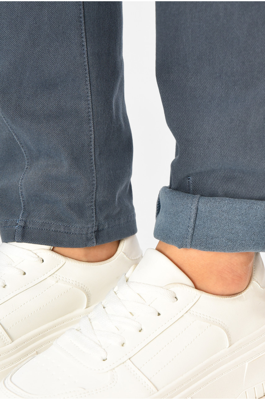 Штаны женские голубого цвета 582-2 207756