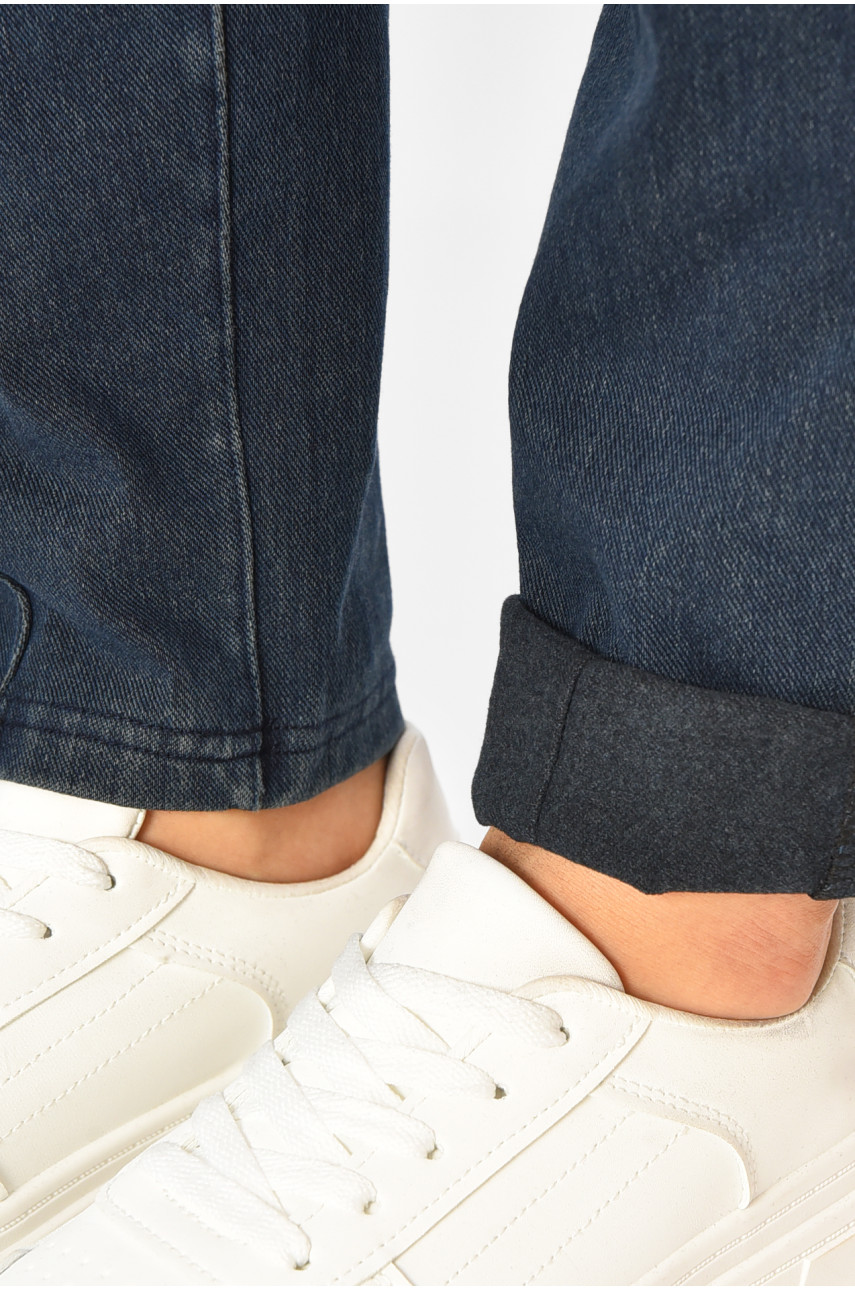 Штаны женские темно-синего цвета 582-2 207758