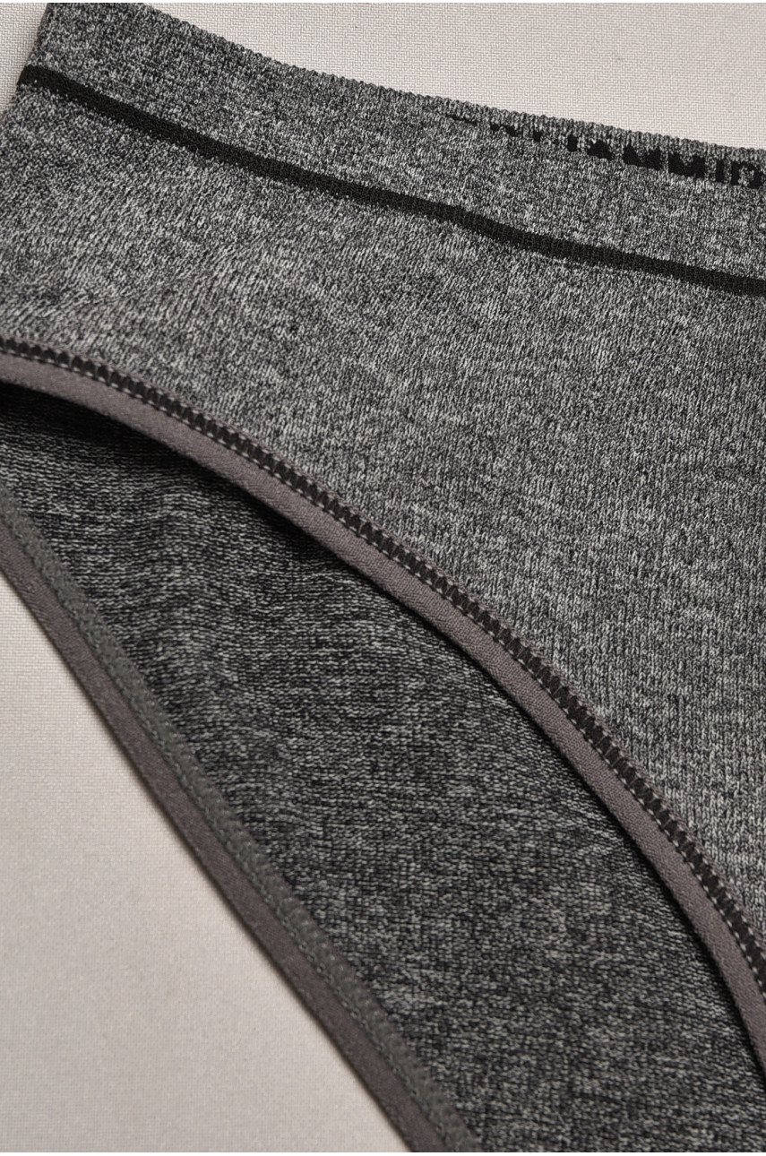 Труси жіночі однотонні сірого кольору 2372 207827