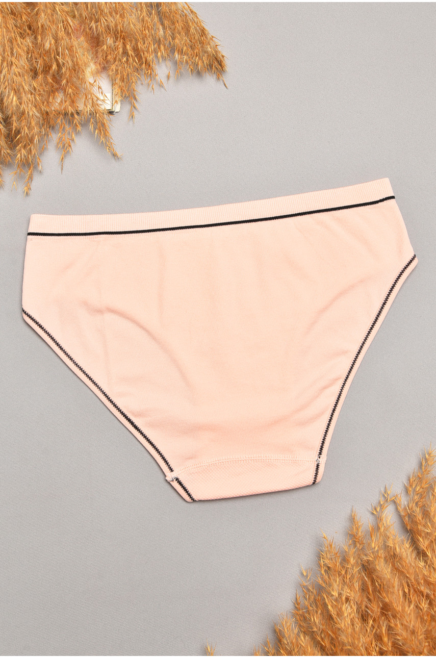 Трусы женские однотонные светло-розового цвета 2372 207830