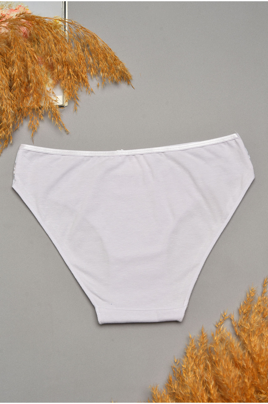 Трусы женские сиреневого цвета с гипюровыми вставками 35212 207840