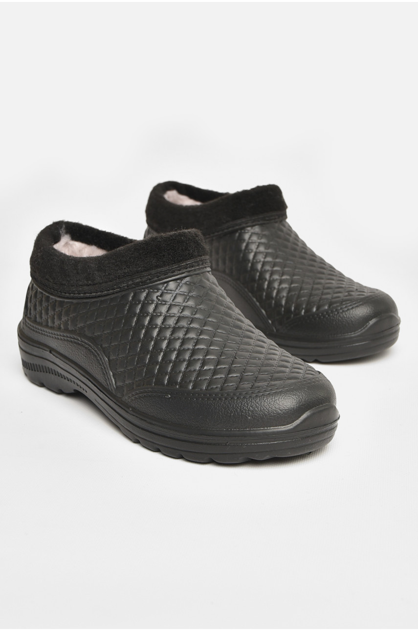 Галоши мужские на меху черного цвета ГП-26 207847