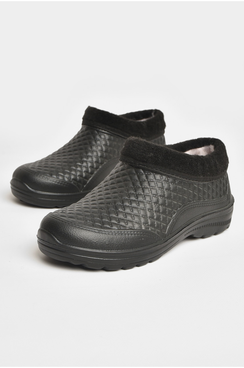 Галоши мужские на меху черного цвета ГП-26 207847