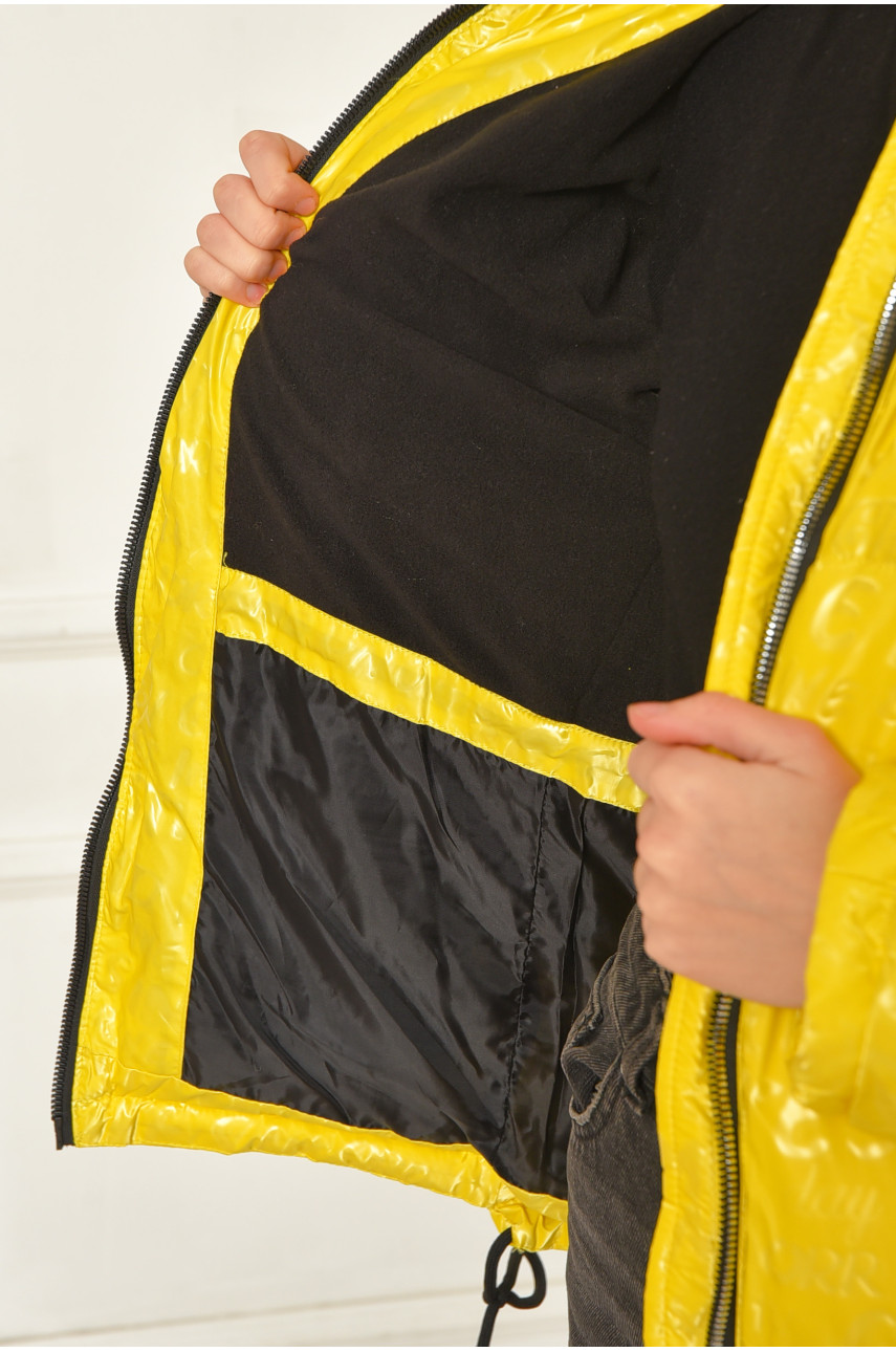 Куртка підліткова для дівчинки єврозима жовтого кольору 99103 207891 Куртка підліткова для дівчинки єврозима жовтого кольору 99103 207891