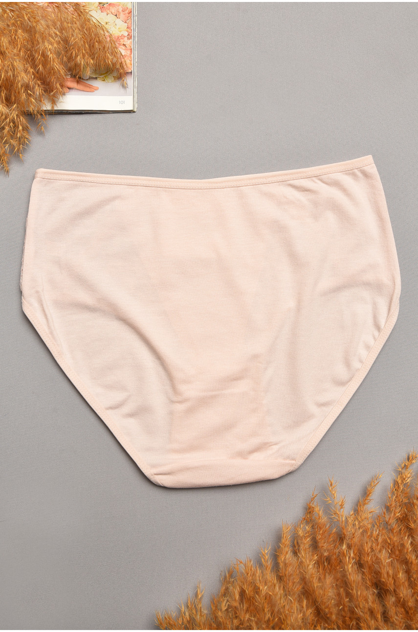 Трусы женские полубатальные светло-розового цвета 79160 207899