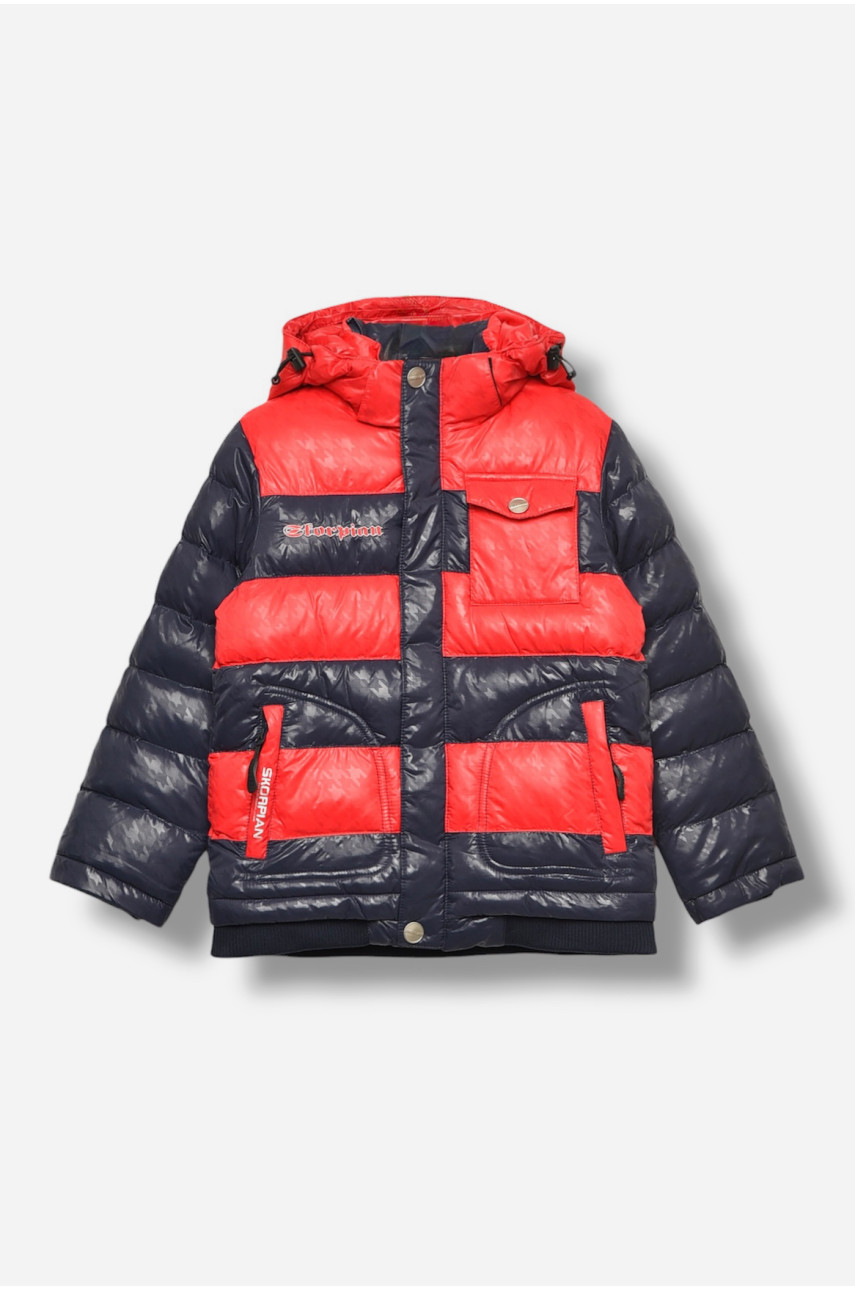 Куртка для мальчика демисезонная красного цвета 5075 207902