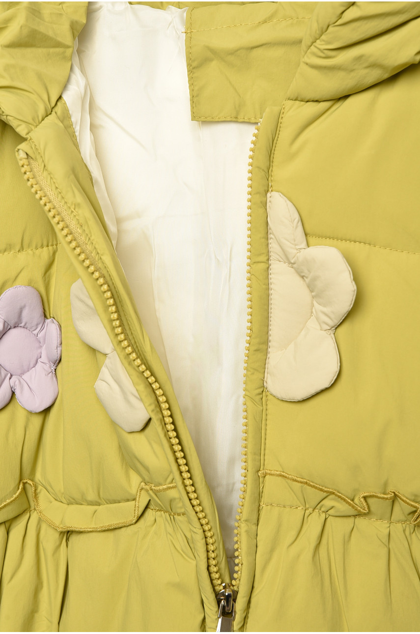 Куртка детская для девочки демисезонная салатового цвета 2317 207904