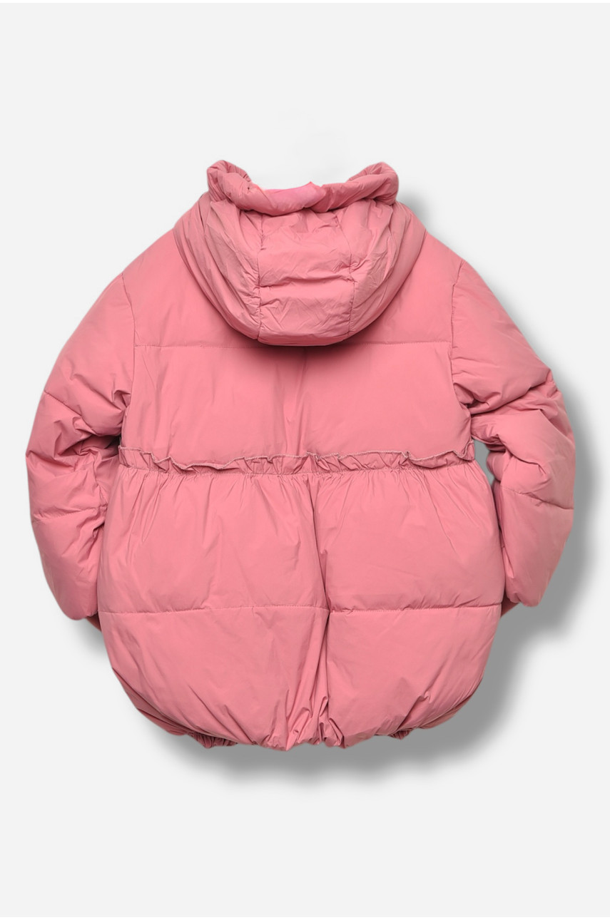 Куртка детская для девочки демисезонная розового цвета 2317 207909
