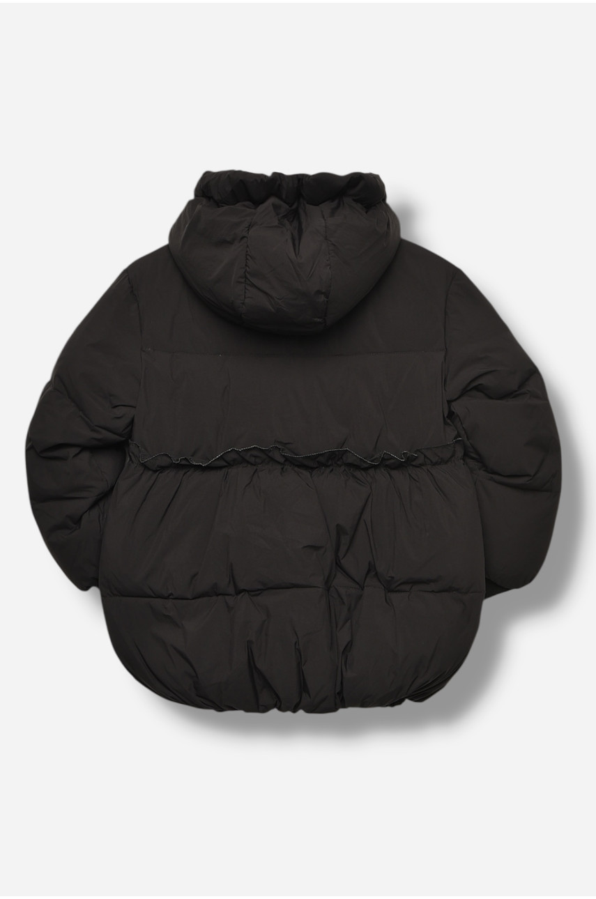 Куртка детская для девочки демисезонная черного цвета 2317 207916
