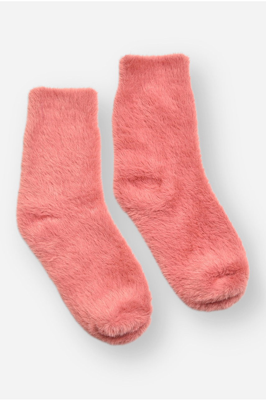 Шкарпетки жіночі норка рожевого кольору с553 207937