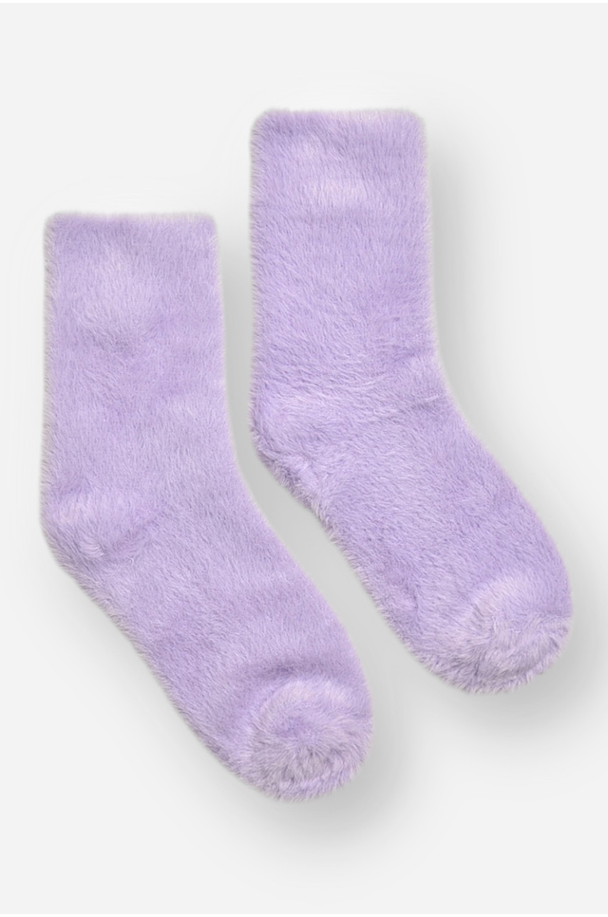 Шкарпетки жіночі норка фіолетового кольору с553 207938