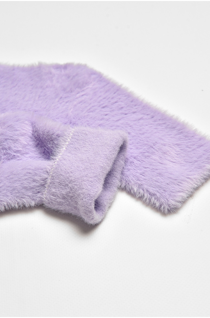 Шкарпетки жіночі норка фіолетового кольору с553 207938