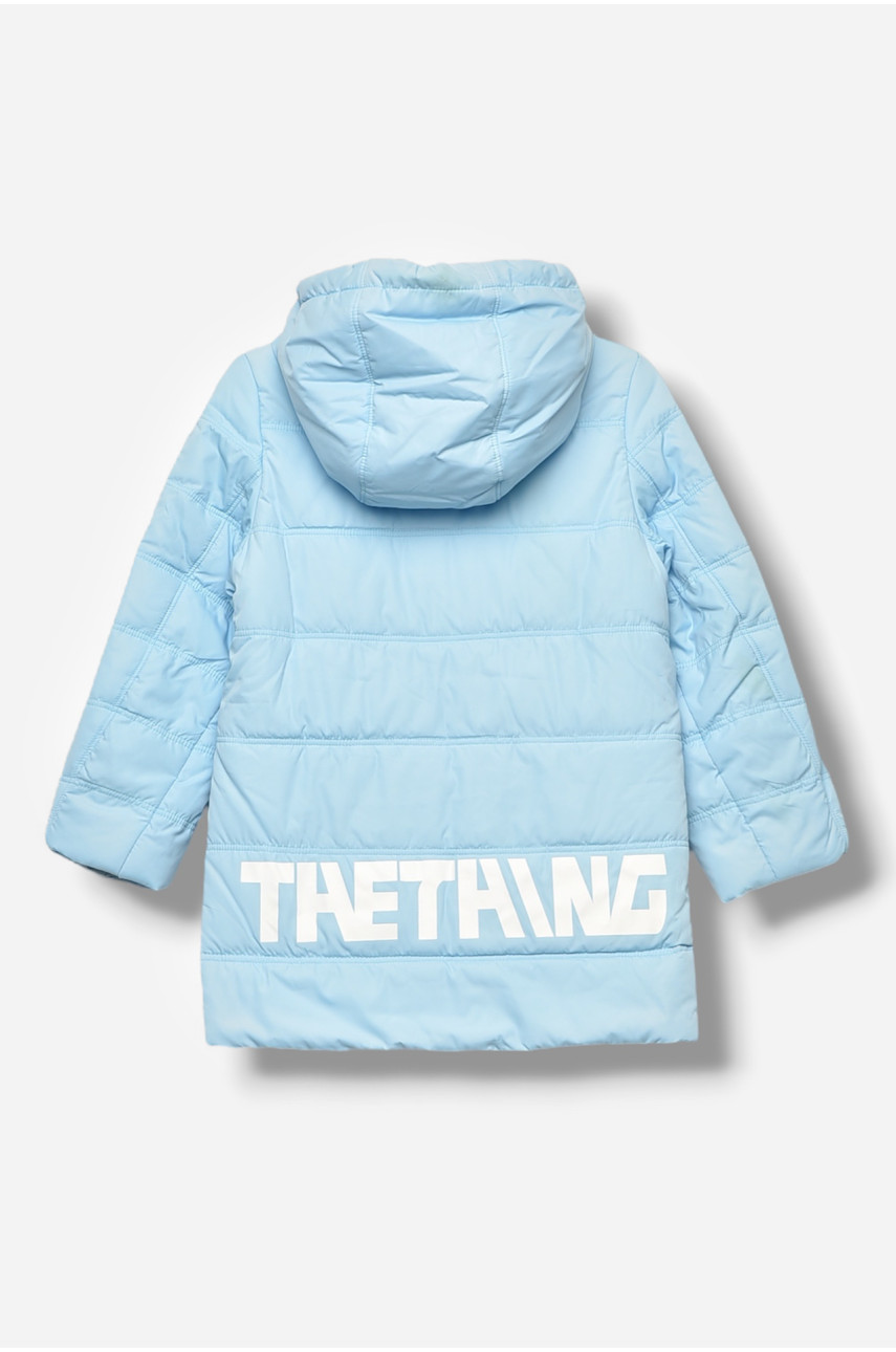 Куртка детская для девочки демисезонная голубого цвета 2079 207950