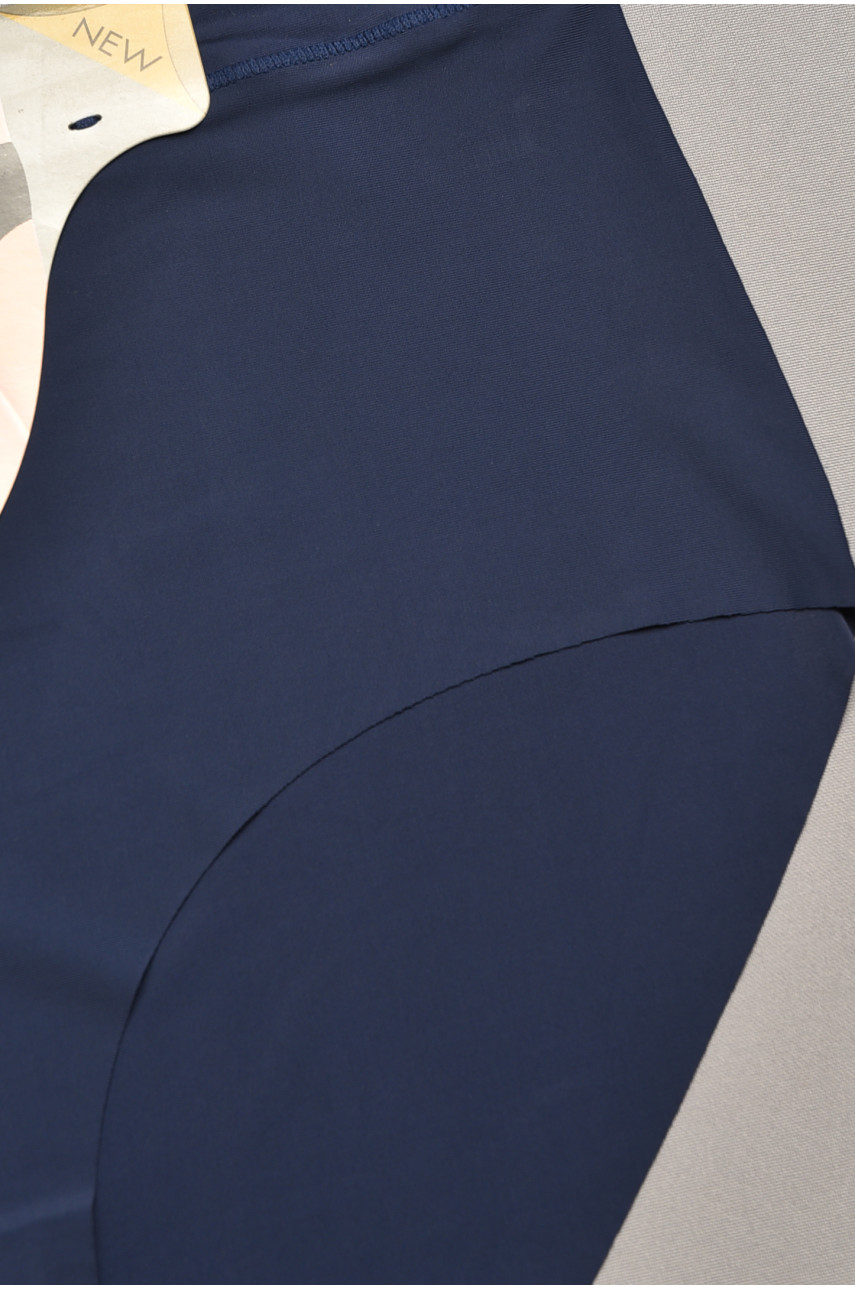 Трусы женские полубатальные синего цвета 38294 207959