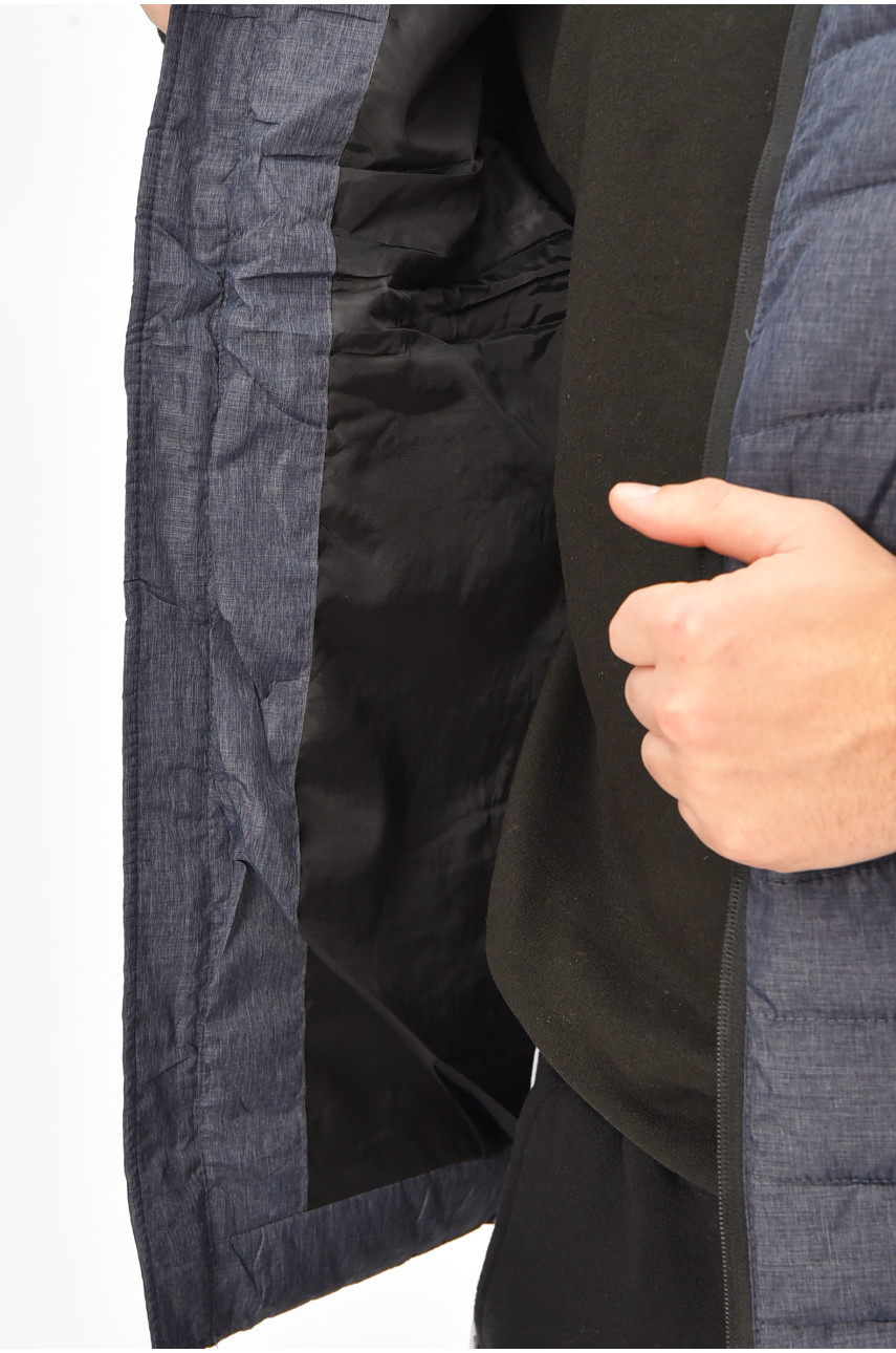 Жилетка мужская демисезонная тёмно-синего цвета 2322 207960