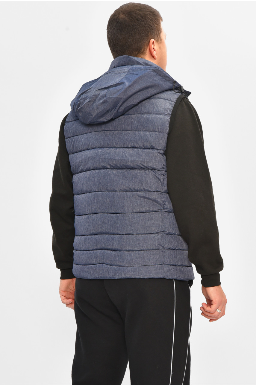 Жилетка мужская демисезонная синего цвета 2322 207961