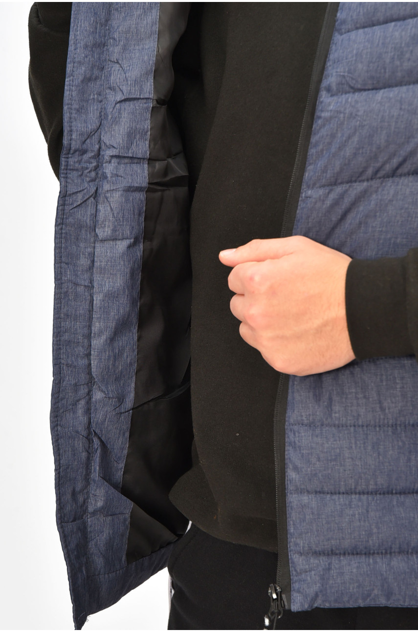 Жилетка мужская демисезонная синего цвета 2322 207961