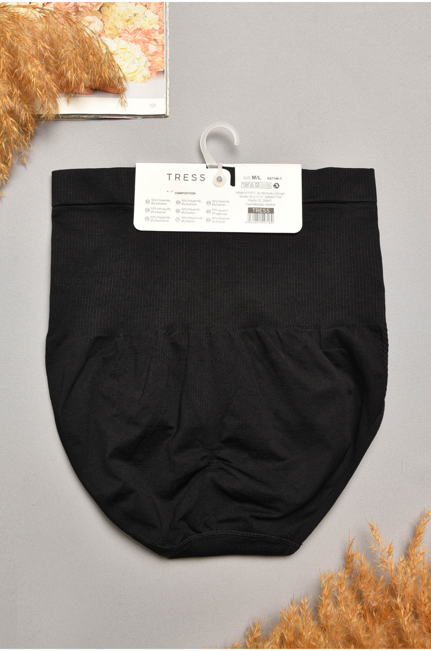 Трусы с утяжкою женские черного цвета 5471W-1 207980
