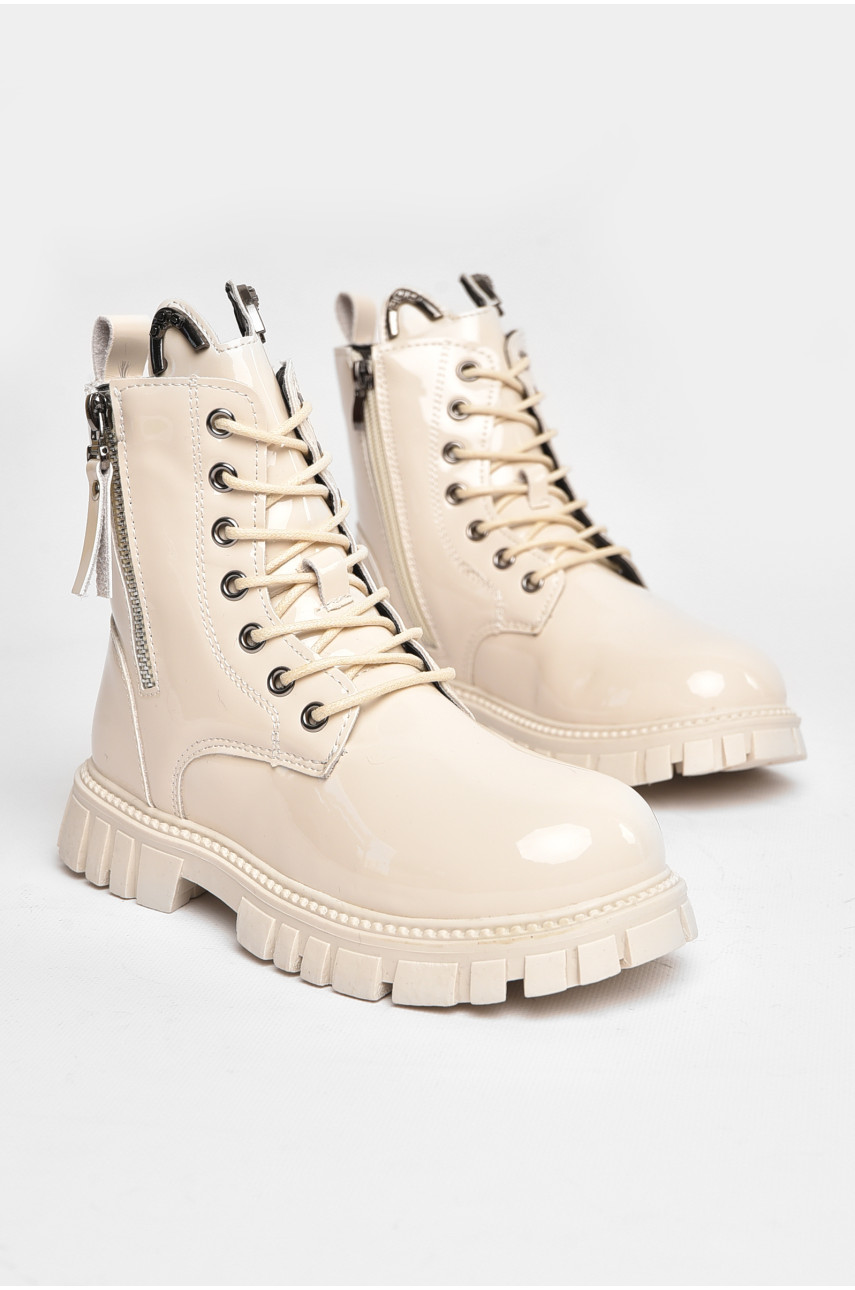 Ботинки детские еврозима молочного цвета 8012-11 207991