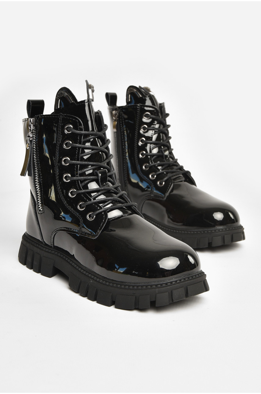 Ботинки детские еврозима черного цвета 8012-1 207992