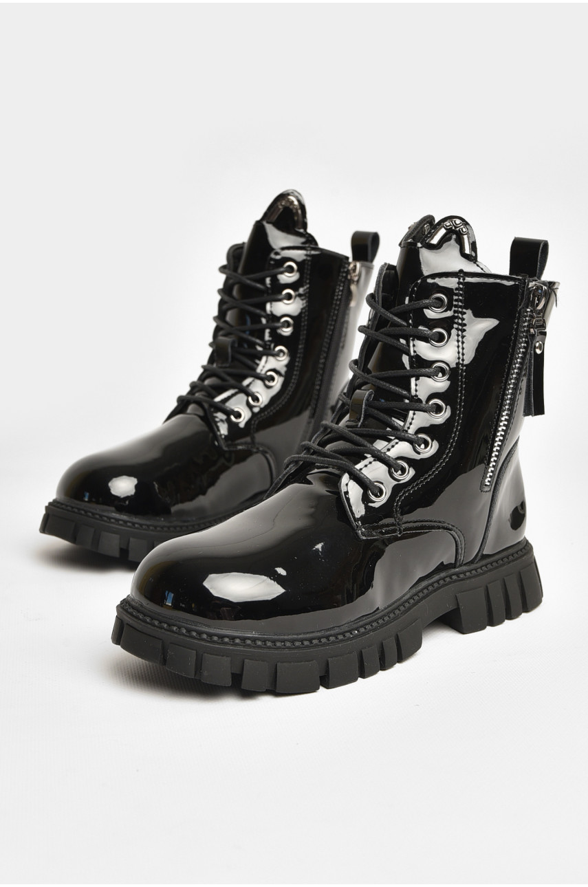 Ботинки детские еврозима черного цвета 8012-1 207992