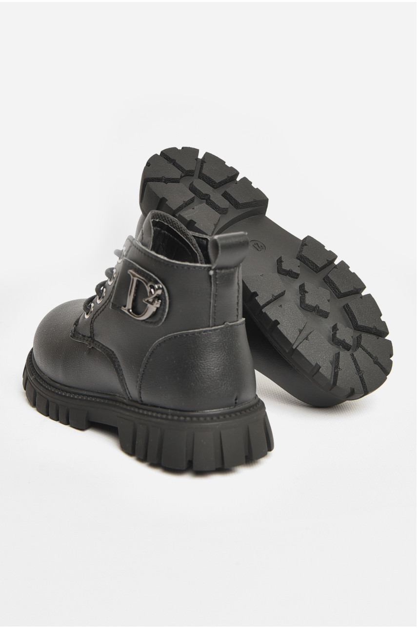 Ботинки детские для девочки еврозима черного цвета G8020-1 207996